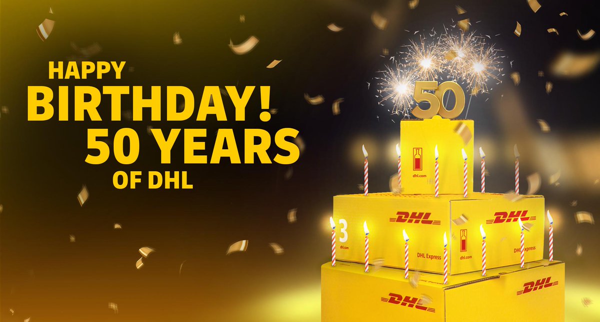 DHLAfrica's tweet image. DHL turns 50 today! Half a century of being in business is a monumental milestone. We're looking forward to the next 50 years. #50YearsofDHL 🤩🥳