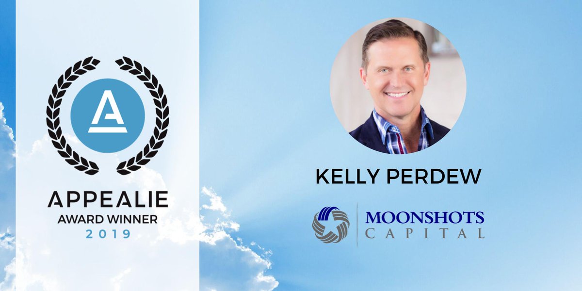Congrats to <a href="/kperdew/">Kelly Perdew</a> from <a href="/MoonshotsCap/">Moonshots Capital</a>, as a recipient of our 2019 SaaS Investor of Choice Award. appealie.com/saas-awards-20…