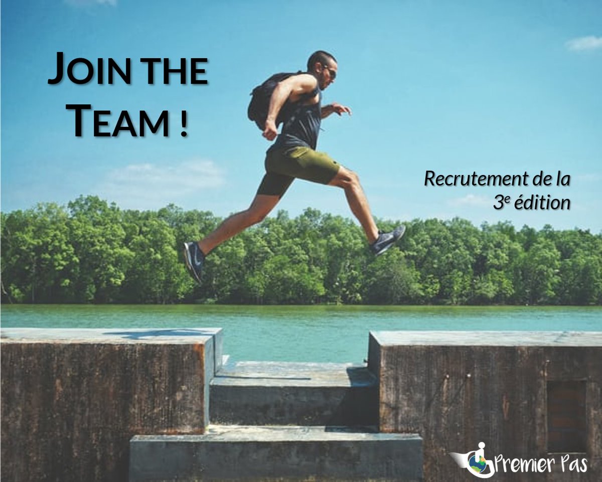 TeamPremierPas's tweet photo. @TeamPremierPas recrute un binôme d'étudiants pour une 3e édition ! Rejoignez l'aventure ! #societeinclusive #premierpas 
👉https://t.co/LupDVOFb3H https://t.co/0m8g9nhHSL