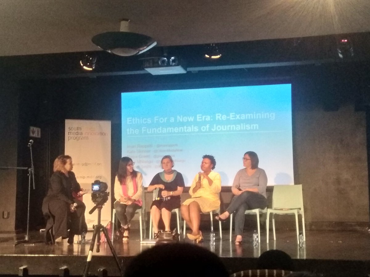 monarc107's tweet photo. Discussion on ethics for a new era: Re-Examining the Fundamentals of Journalism.
Reflection is important when it comes to thinking about what the future of journalism looks like
"Senior journalists leaving a legacy for the upcoming journalist"
#NewsForTheNextGeneration
#MMX19 https://t.co/LiuvByv3qM