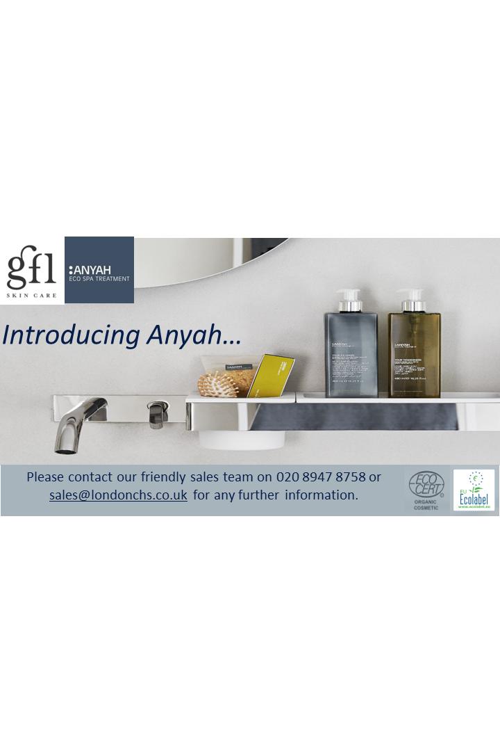 LondonCHS's tweet photo. Now available from London Catering &amp; Hygiene Solutions.

Anyah: the innovative amenities collection for your eco-healthy treatments. https://t.co/dHw3yRi4Qr
