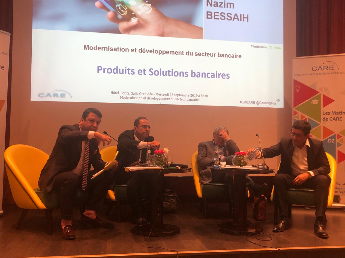 Mohamed Nazim Bessaih : L’évolution des parts de marché  des banques  privées dans le secteur  économique privé, tributaire du développement de l’écosystème. #LMCare <a href="/CareAlgeria/">CARE Officiel</a>