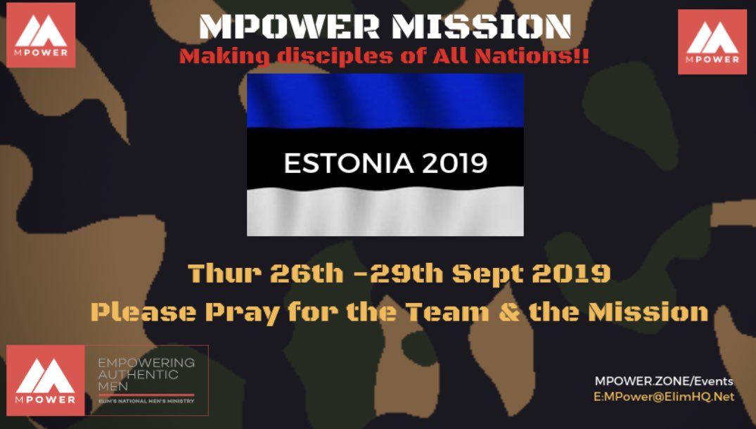 Elim_MPower's tweet photo. Prayers appreciated for @REVxMLJ &amp; the Team inc... @RevLiamH as we travel to serve &amp; minister at the Village of Hope (a Drug Rehabilitation Ministry) in Estonia!! #ReachingNations!! https://t.co/XsSEeaIAac