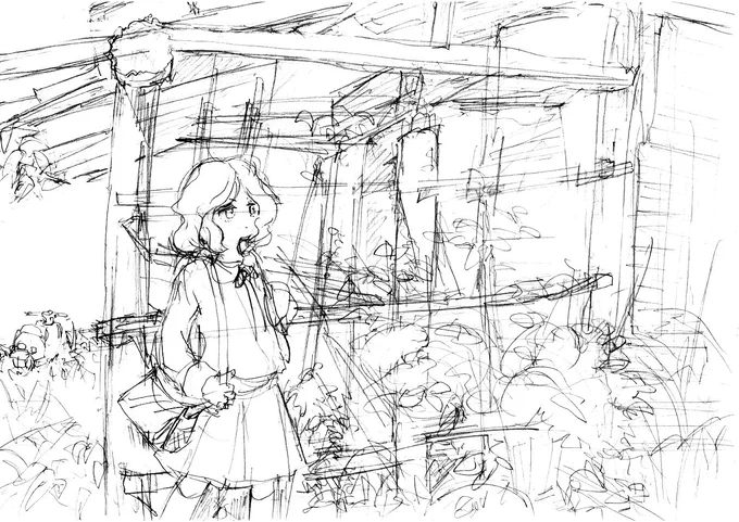 下書き。

合宿のネームを知っているかたには
理解してもらえるような場面かも・・・ 