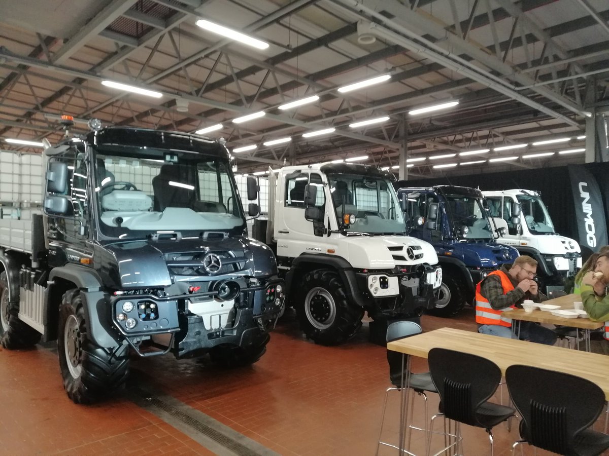 PinPoint_HxGN's tweet photo. Supporting the "Unimog On The Farm" event in the TechMOG area. Showing various products including Ti7 NTRIP with #RTKFarming correction, and Remote Access for fast field support. https://t.co/4fDnflJGg7