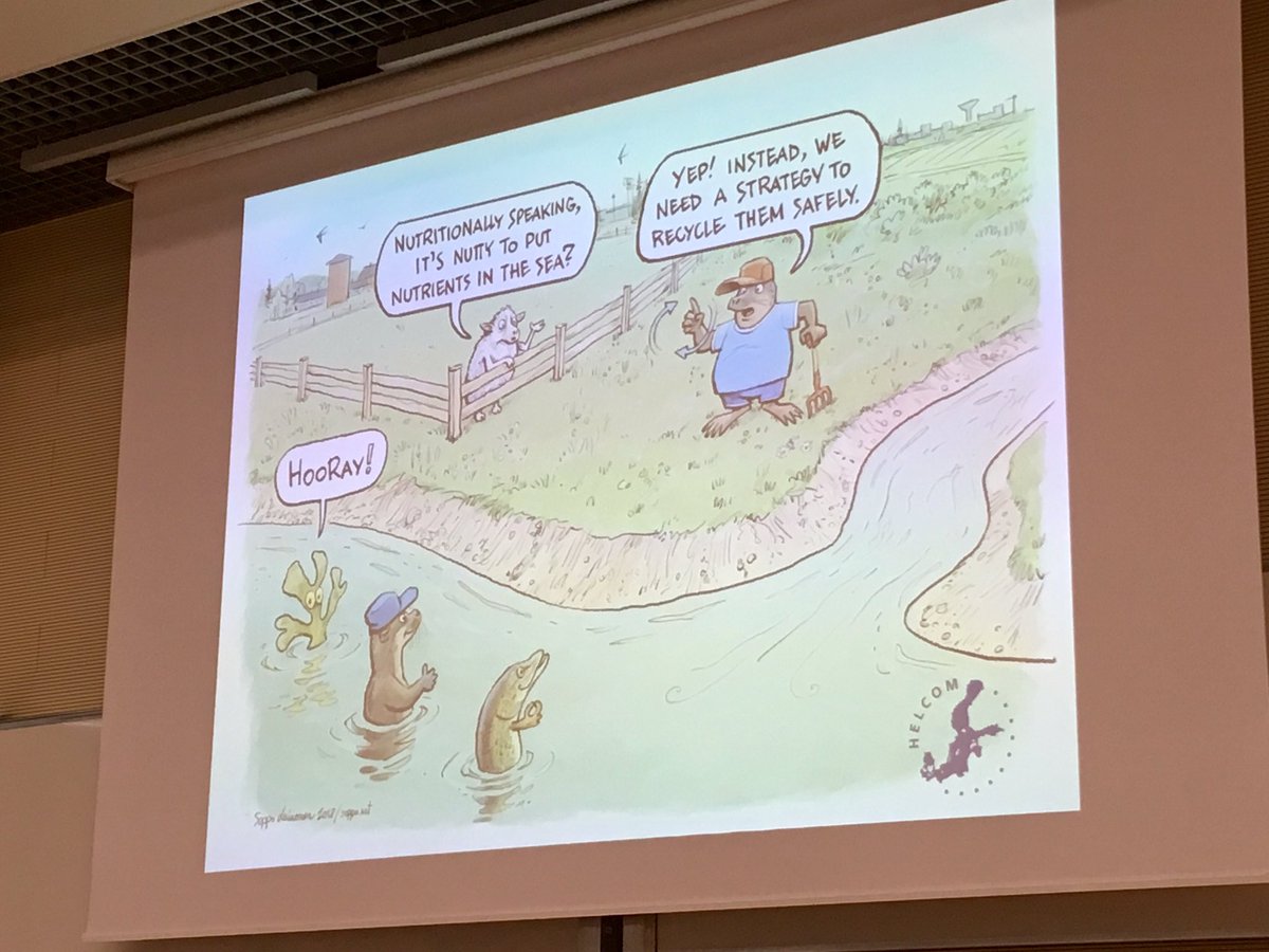 CCBnetwork's tweet photo. “97% of the #balticsea is affected by #eutrophication. We need more effective national actions to reduce the nutrients flow”. S. Kaasinen - #GRASS2019 #BSAP https://t.co/nFUvkcrkI4