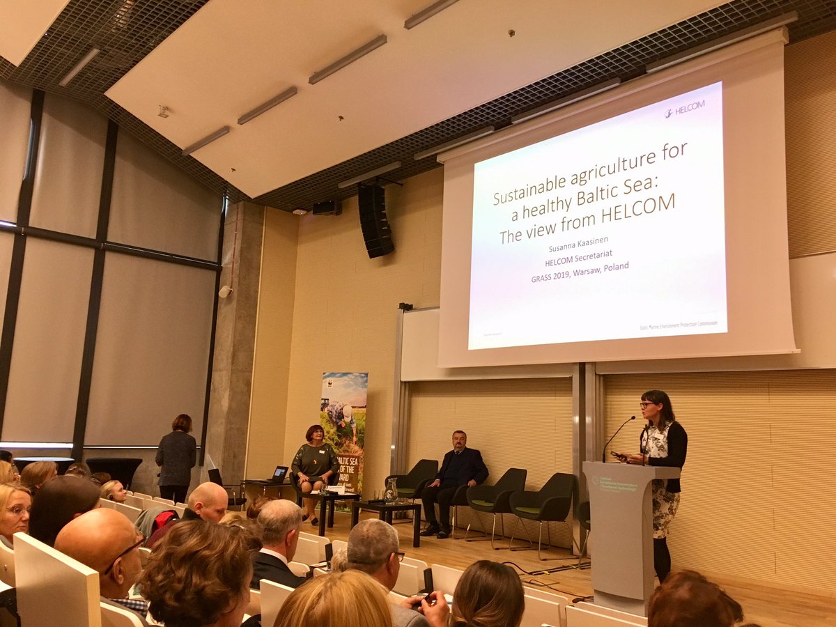 CCBnetwork's tweet photo. “97% of the #balticsea is affected by #eutrophication. We need more effective national actions to reduce the nutrients flow”. S. Kaasinen - #GRASS2019 #BSAP https://t.co/nFUvkcrkI4