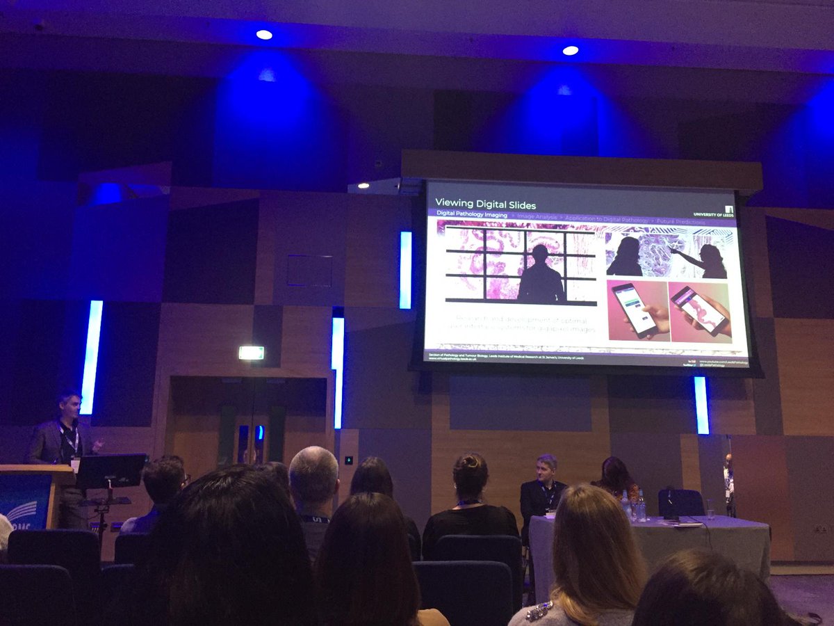 LeedsPathology's tweet photo. Alex giving his talk on A.I. and image analysis at #IBMSCongress2019 The future is now! https://t.co/WntsN7FAo2