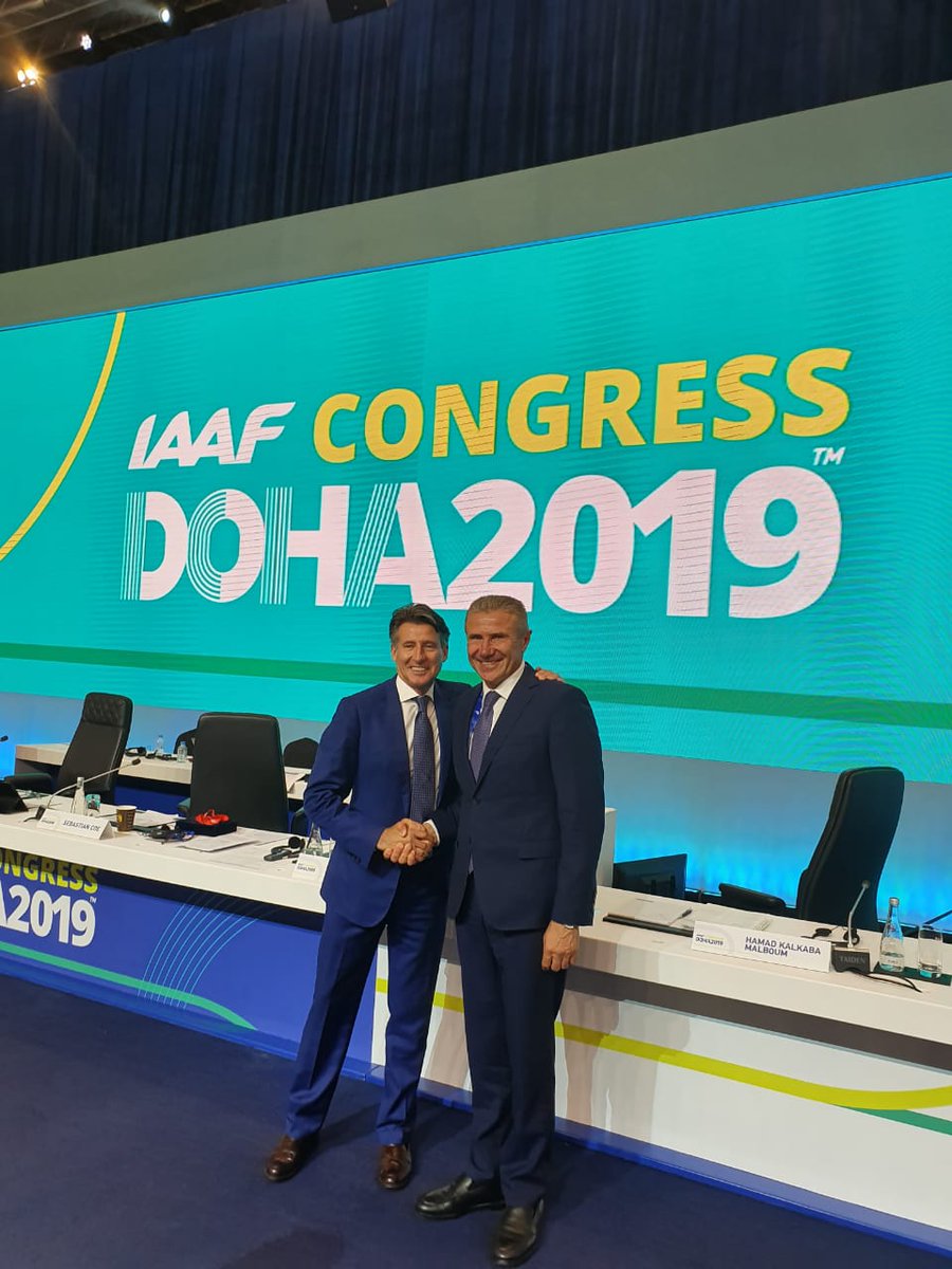sergey_bubka's tweet photo. Great honour to be reelected as IAAF Vice President!
Grateful to every National Feferation who supported!
My congratulation to @sebcoe 
as @iaaforg  President and to all the team with the achievements for these years!
Proud to serve for Athletics as Olympic sport number1! https://t.co/jz13M2hpNp