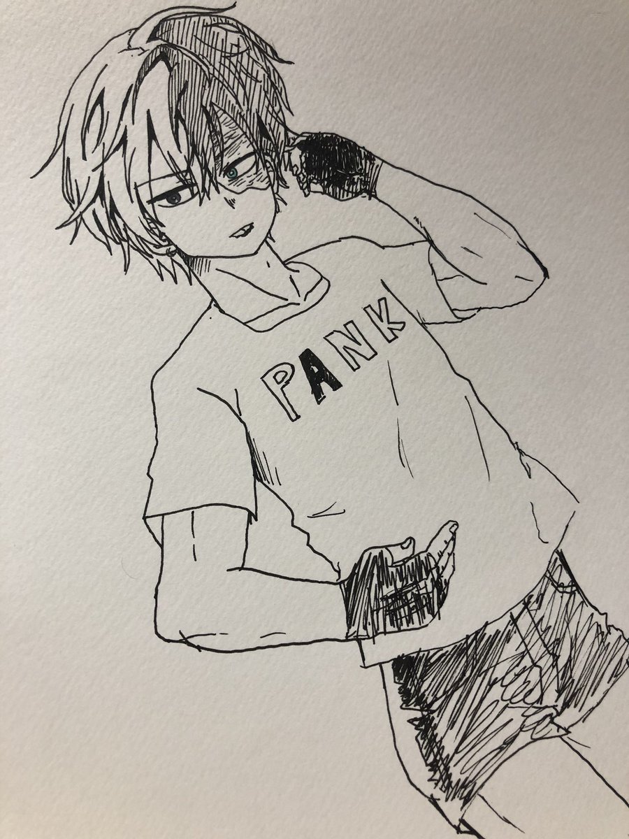 一発描き約15分
何か突然こうなって行った🙄🙄… 