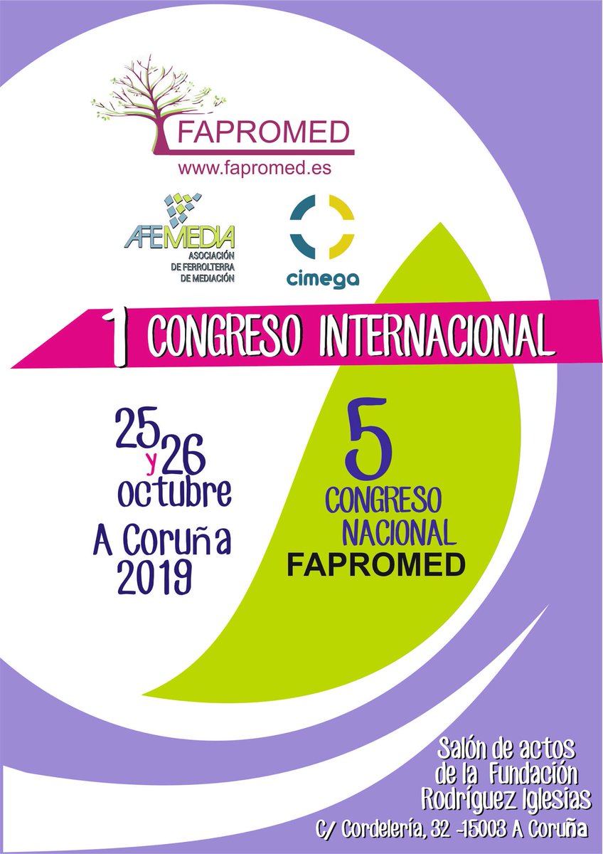 En el V Congreso de #Mediación de #ACoruña tenemos nuevas incorporaciones: en la mesa sobre el estado de la mediación en #Galicia contaremos con Don Hipólito Puente Carracedo, vicedecano do Colexio Oficial de Psicoloxía de Galicia. congresonacionaldemediacion.eu