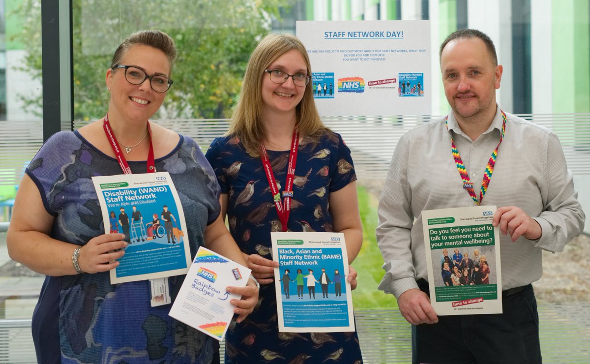 Today is Staff Network Day! #TeamSFH, come and join us in the KTC at King's Mill Hospital until 1pm to find out more about our networks! #lgbt #timetochange #WAND #BME