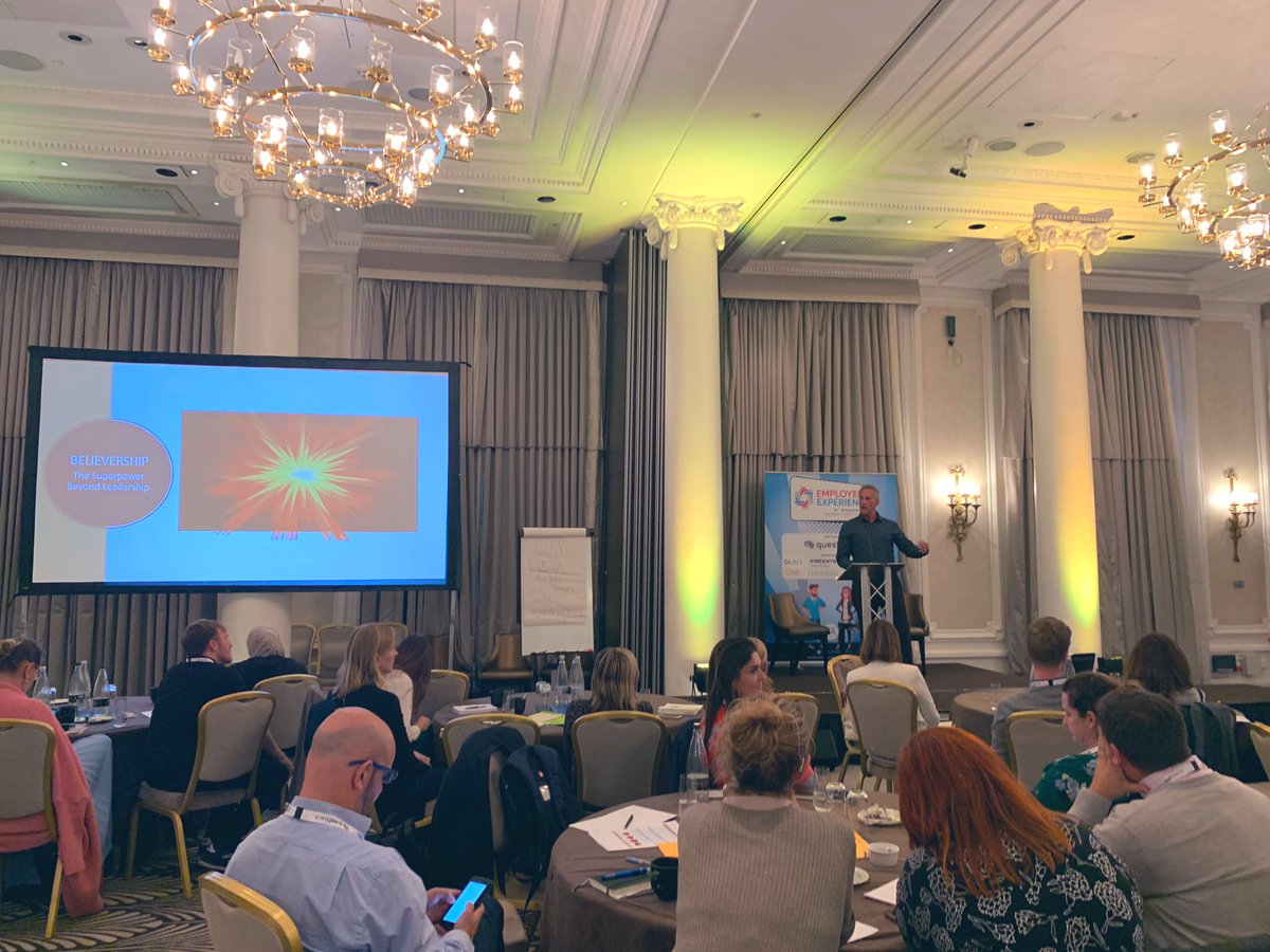 DuenaBlomstrom's tweet photo. The main event for #employeeXPforum the pre-launch of @MJVacanti’s of @HumansFirst_NOW must read #Believership - much more of this necessary conversation to follow. Read it, debate it and think of it. No, really. What’s #leadership and why. https://t.co/CEM8tZzswR