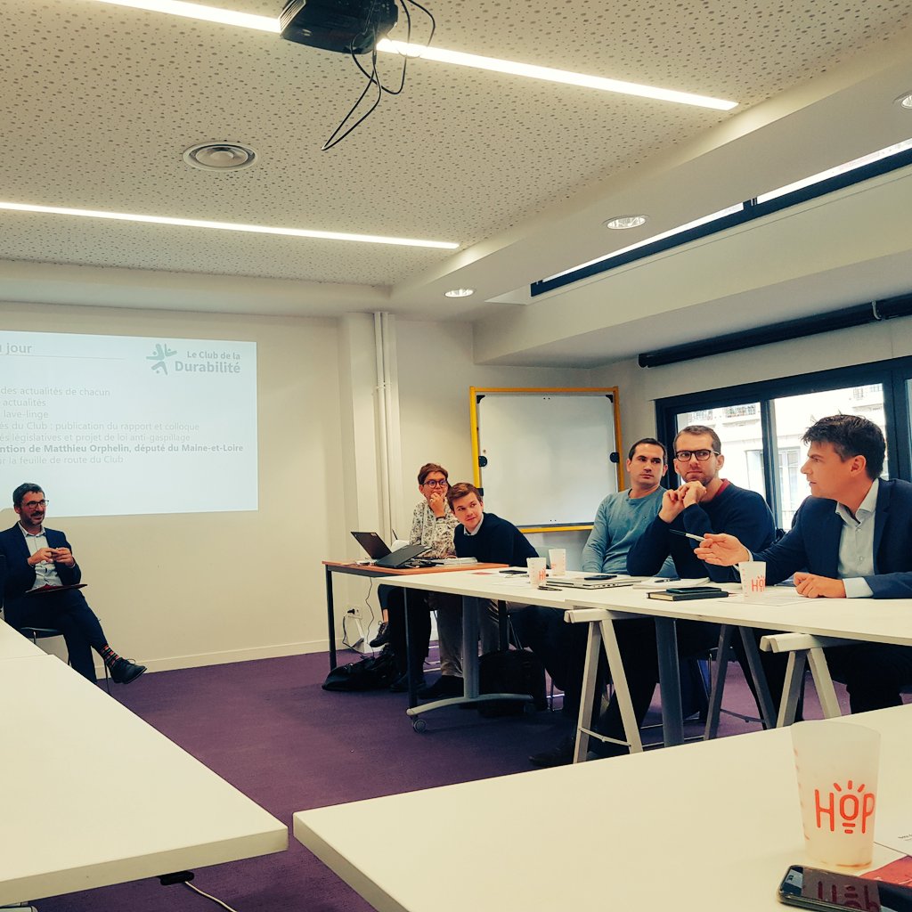 Acteurs engagés en faveur de l'économie circulaire ! Vers un fonds réparation ? Une nouvelle donne dans la commanque publique ? Propositions concrètes au club <a href="/HalteOP/">HOP - Halte à l'obsolescence programmée</a> avec <a href="/M_Orphelin/">Matthieu ORPHELIN</a>, <a href="/novaxia_paris/">Novaxia</a>, <a href="/Michelin/">Michelin</a> , <a href="/Darty_Officiel/">Darty</a> , <a href="/leboncoin/">leboncoin</a> , <a href="/leroymerlinfr/">Leroy Merlin</a>