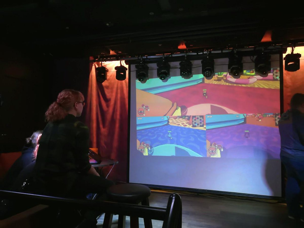 ToyThieves's tweet photo. We got to show off #ToyThieves in IGDA Kajaani last night! People had fun and we got a lot of important feedback, win-win situation 😎

#IGDA #IGDAKajaani #gamedev https://t.co/qTNXDSOCJe