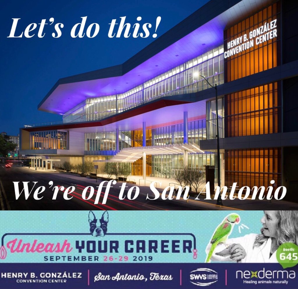 nexdermavet's tweet photo. Stop by and see us at Booth #645! ๐๐ถ๐ฑ๐ฐ
#nexderma #nexdermavet #allnatural #pets #wellness #alternativemedicine #animals #petcare #woundcare #naturesmedications #veterinarymedicine #petlove #holisticvet #animalhealing #vet #veterinarian #dermatologicalhealing #SWVS2019 @SWVS https://t.co/P2f4TECuOH