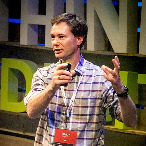 A self-confessed electronics hobbyist, specialising in technologies which help to make the planet smarter, Andy is a software engineer with a difference.