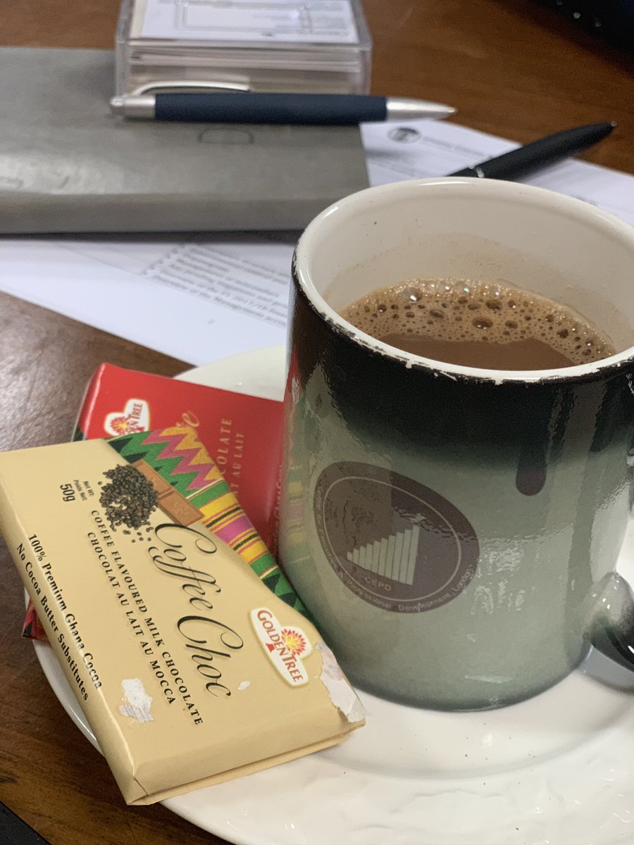 hildabertha's tweet photo. Nothing like an early morning start with Ghanaian Cocoa and a Ghanaian cocoa chocolate bar! @ghcocobod #AuthenticAfrican #buildsupportafrica https://t.co/ynasYPFNFM