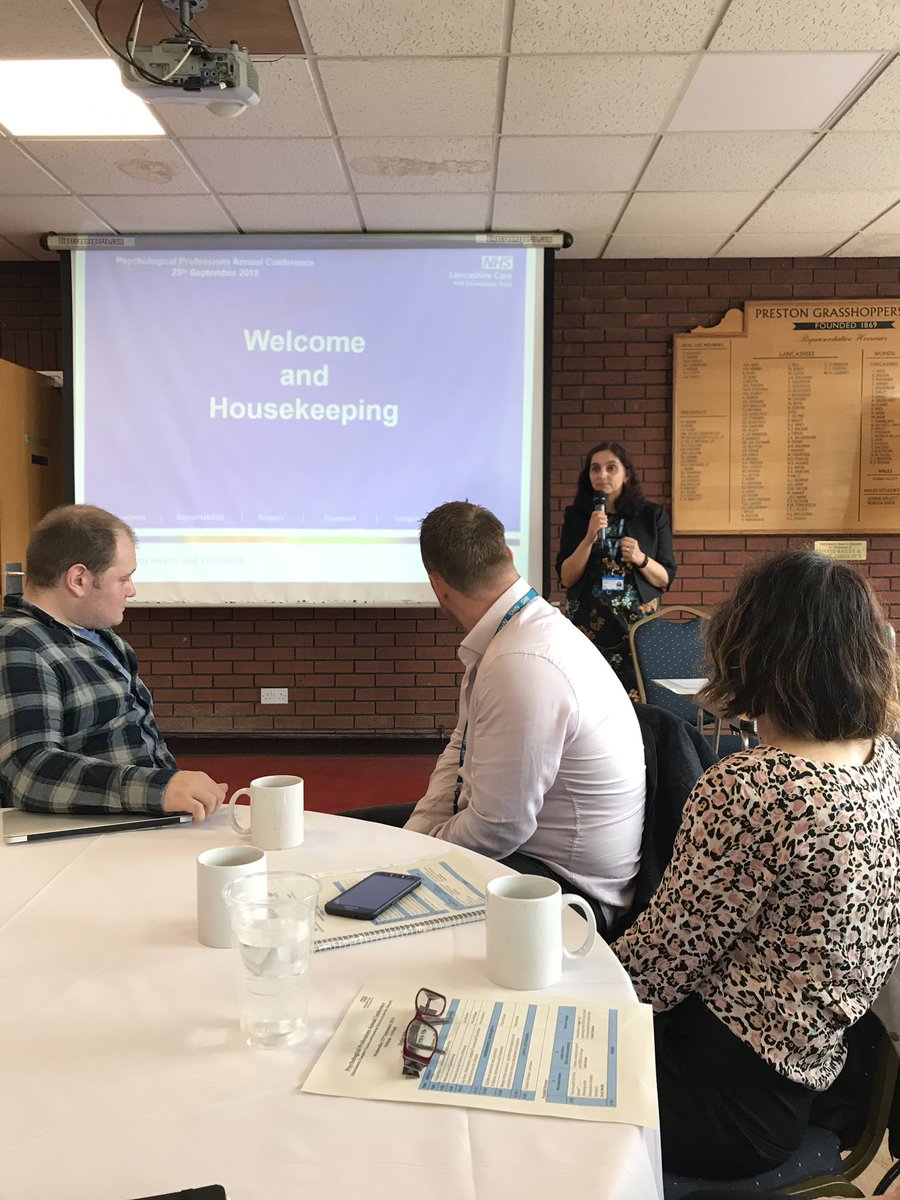 EmmaHigPsychol's tweet photo. Looking forward to today’s Psychological Professions Annual Conference. @LancashireCare #lcftpsy https://t.co/qLmsDIU7Xw