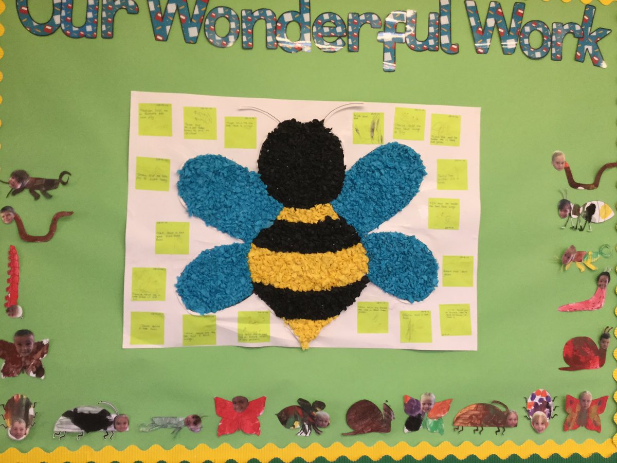 lindenrdbeech's tweet image. How amazing is our working wall looking. We have worked hard describing the features of a bee #LindenEnglish #werebuzzing