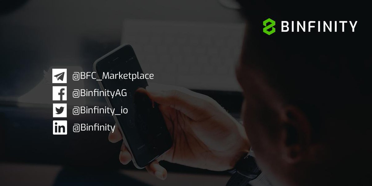 Binfinity is proud to be a part of the crypto community! Let’s connect, share, discuss and grow together. Find us on your favourite social media channels:

#cryptoexchange #digitalassets #cryptocurrency #cryptotrading #tradingplatform #cryptocommunity