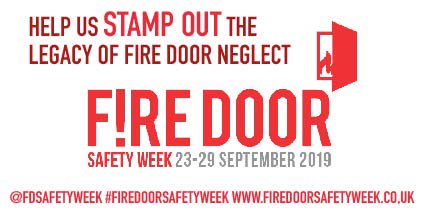 FDSafetyWeek's tweet photo. Support for #FireDoorSafetyWeek 2019 has been fantastic, thank you. Here are some more @prod4firedoors @CarlisleBrass @wccltd1 @cardea_doors @FDS_doors @rodleyinteriors @STANLEYSec_GB @cmostores @humphreystretto @LimitedTdrs https://t.co/gyDbYZ51CY