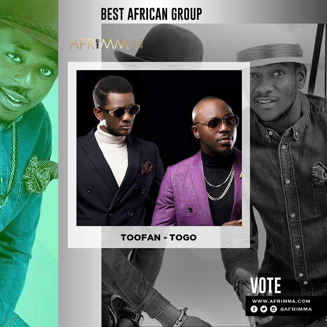 ToofanOfficiel's tweet image. La famille, votez tous massivement pour nous et un maximum de fois dans la catégorie Best African group pour les AFRIMMA Awards 2019 ! Le lien 👇 afrimma.com/nominees-for-2…