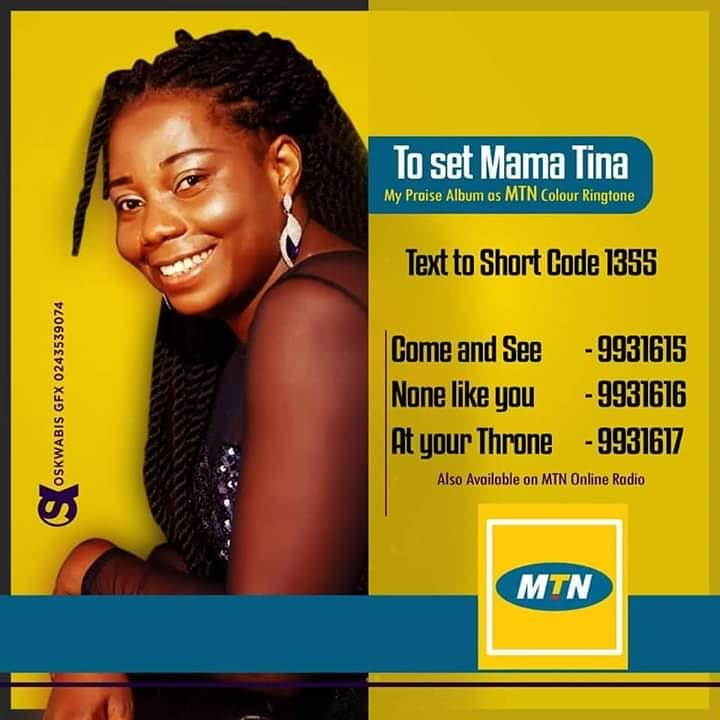 Musicplusghana's tweet photo. ☎🇬🇭 Start your day with #ComeAndSee from #MamaTina.

🤳Simply SMS 9931614 to 1355 @ 0.26ghc per 60 days.

#Callertunes #AfricanMusic #VivanationTV #monetizeyourmusic https://t.co/jaGAFhu7QU