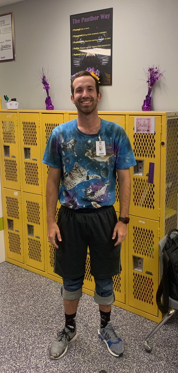 media_lhs's tweet photo. @ekay28 's science department is showing off their spirit with WHAT NOT TO WEAR Wednesday! #DepartmentChallenge ?
#BelieveInLufkin https://t.co/n5WcLGk1XX