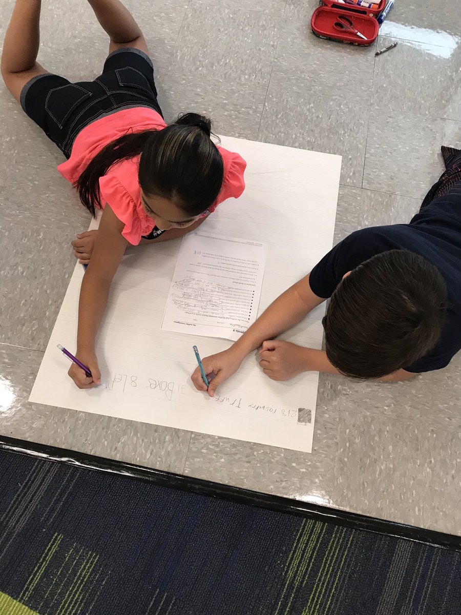 DME4th's tweet photo. Partner work during @ctfosnot’s Muffles’ Truffles. Prepping for our first math congress. #MufflesTruffles #MISDproud #WeAreDME #FlexSeating @mcclatchey_elem https://t.co/bRpBnKTf53