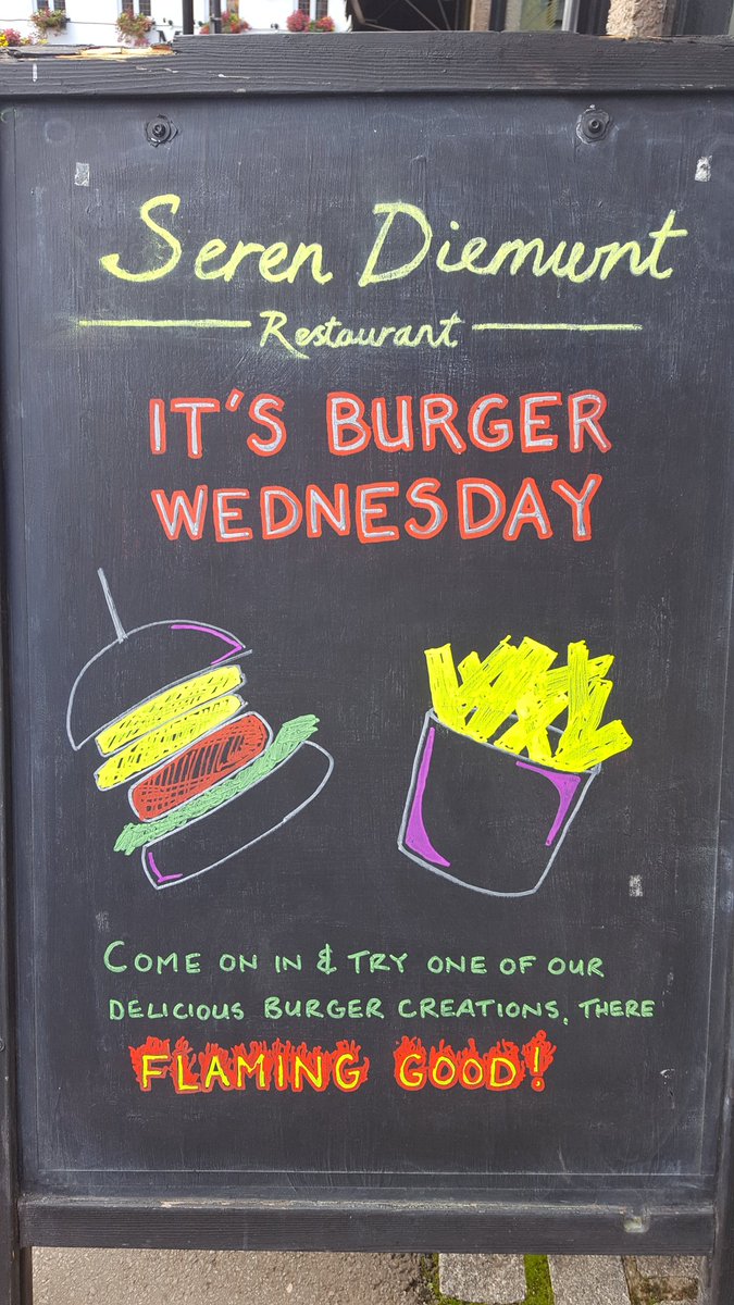 It's Burger Wednesday at Seren Diemwnt. So call in &amp; sample one of chef a amazing burger creations, you'll be satisfied with any one of them. #burgerwednesday #foodporn <a href="/SerenDiemwntCDF/">SerenDiemwntCDF</a> <a href="/CardiffMetSU/">Cardiff Met SU</a> <a href="/cardiffstudents/">Cardiff Students' Union</a> <a href="/VisitCardiff/">Visit Cardiff</a> <a href="/CardiffConnect/">Cardiff Connected</a> <a href="/llandafopendoor/">Llandaff Open Doors</a>