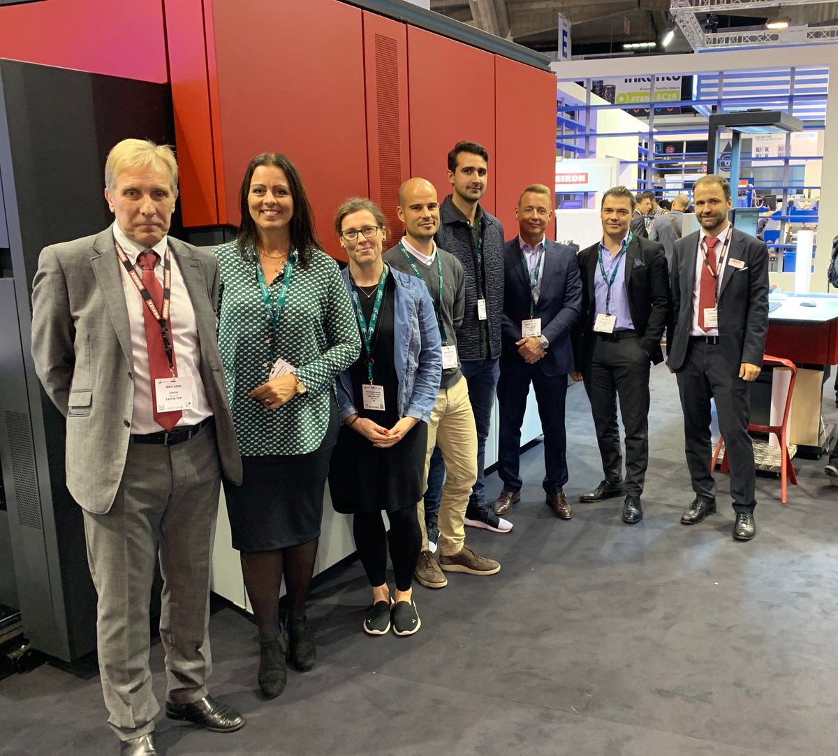 Xeikon's tweet photo. #LimoLabels are gearing up Digital production with investment of a Xeikon CX3. This will expand digital capacity even further. Supported by integrated automation, higher speeds &amp; lower running cost, investment will further close the gap between flexo &amp; digital. #LabelexpoEurope https://t.co/ySWIi4MenL