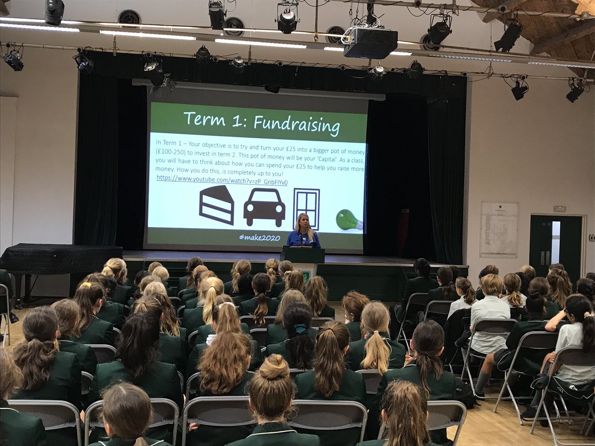 Fantastic morning launching #make2020 <a href="/SurbitonHigh/">Surbiton High School</a> with year 8, looking forward to smashing our target again this year and seeing the fundraising ideas rolling in <a href="/SHSEnterprise/">SHS || Enterprise</a> @SHSHouses <a href="/PrincipalSHS/">Rebecca Glover</a> <a href="/davidjharkin/">David J Harkin</a>