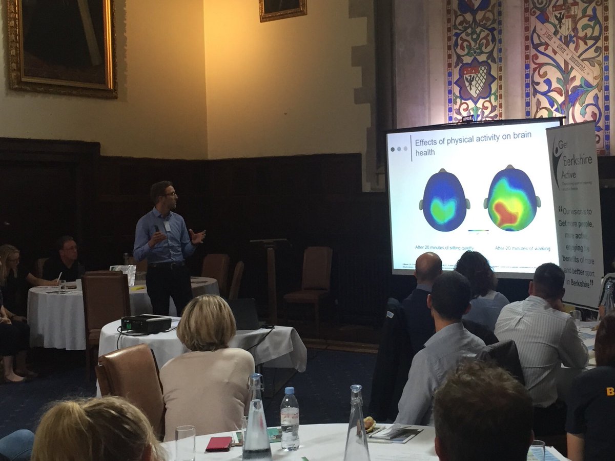 GetBerksActive's tweet photo. Matt Pearce at the #GBAForum : Effects of physical activity on brain health @MatPearce @WestBerksPH https://t.co/aEdCRoZXk6