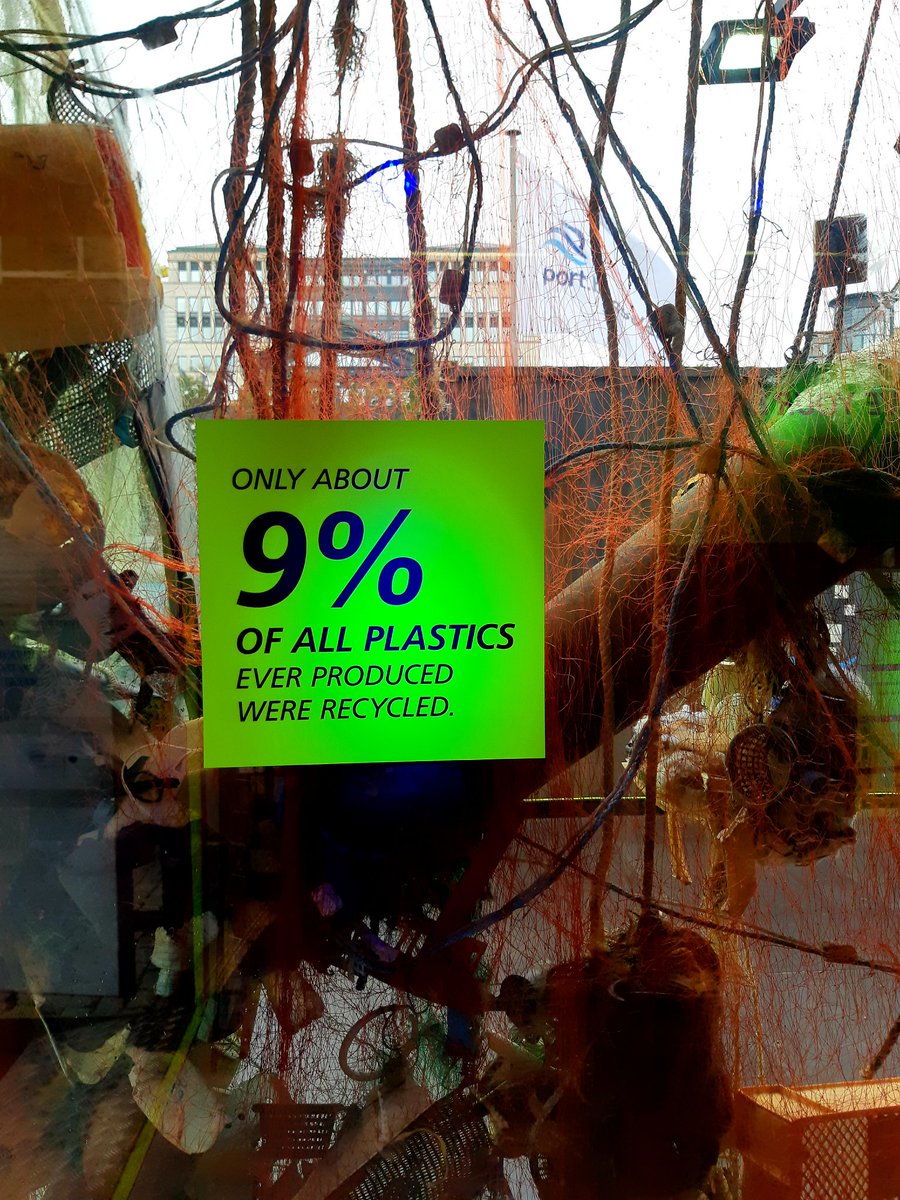 LisaDevriese's tweet photo. Oceanplasticslab @OPlasticsLab at #RiDaysEU @EUScienceInnov 👉 42% of all produced plastics were used for packaging 👉 only 9% of all plastics were recycled | #MarineLitter #oceanplasticslab @kunststoffschmiede #ocean #SDG14 https://t.co/l7eVisdsZC