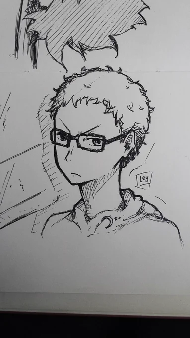 tsukki and kuroo together
(i go to school just to doodle tbh) 