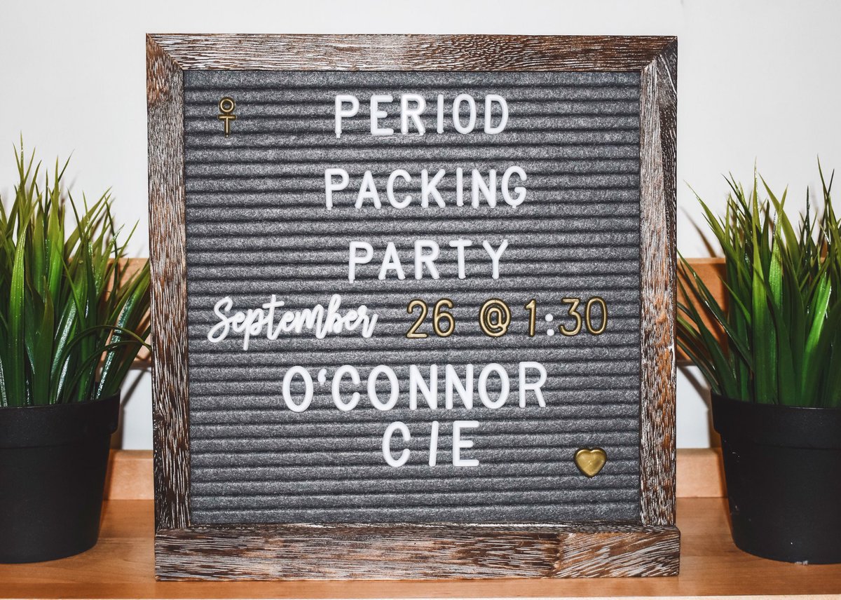 IGNITE_FSU's tweet image. 🌷🌷Make sure to stop by and assemble your very own period pack! Party starts at 1:30pm in the CIE on Thursday! 🌷🌷