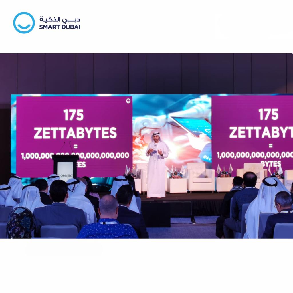 DigitalDubai's tweet photo. H.E @younusalnasser attended the #CIOMajlis Conference where he shared our #SmartDubai #Data journey &amp; how we are creating an environment by establishing data governance, building infrastructure, &amp; incubating an ecosystem that will accelerate the creation of value from city data. https://t.co/8Ph4bBxdZT
