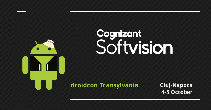 droidconRO's tweet photo. We are glad to announce the partnership with Cognizant Softvision, the main partner of droidcon Transylvania also for this edition in Cluj-Napoca! Don't miss to visit their stand to meet their IT dev and digital team and to ask about your preferred cookie version of android! https://t.co/cVqllPdlUk