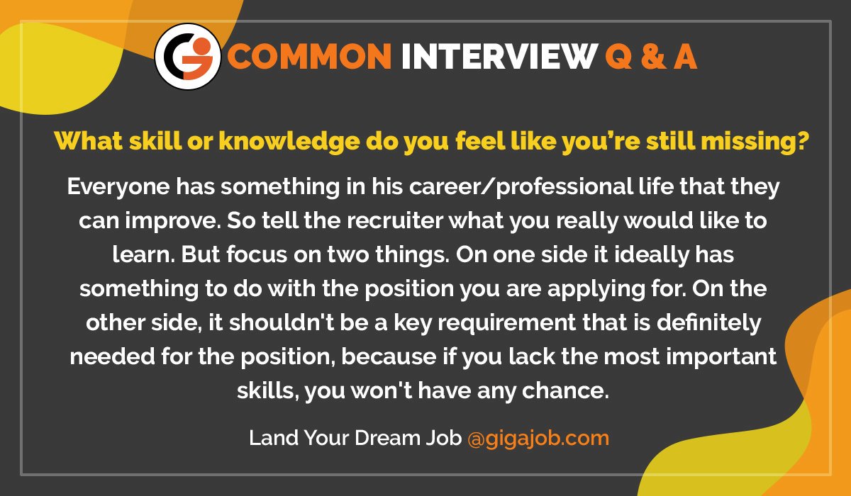 gigajob's tweet photo. #Career #Q&amp;A for #success in #job #interviews #interview #interviewquestions #commoninterviewquestions #jobtips #gigajob #bangalorejobs #developers #phpdeveloper #java #reactjs #Python #managerjobs #developerjobs #job #hiring https://t.co/ZsgMPpkTZC