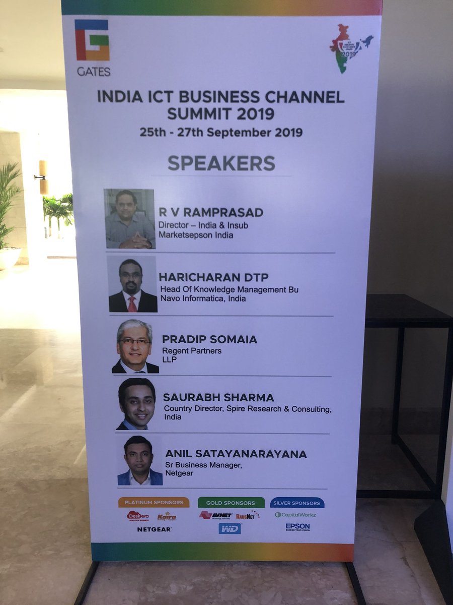 AUROEnterprises's tweet photo. The next Keynote Speaker is Mr R V Ramprasad, Director of Epson India. #Gates_Summit https://t.co/fYr4C5iVWx