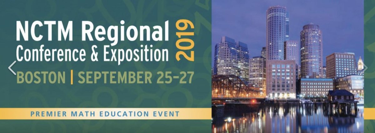 Looking forward to <a href="/NCTM/">NCTM</a> in Boston!  So great to have a chance to confirm, wonder and rethink strong math practices!