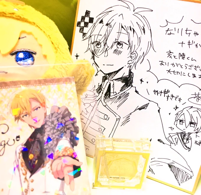 めちゃくちゃ確認遅れてしまっていた〜届きました麗しナギちゃ?ひぇ〜!ありがとうはゆちゃん〜!!?✨✨ 
