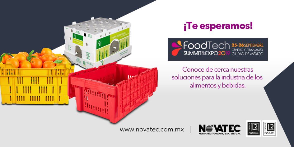 Novatec_Pagani's tweet photo. ¡Listo! Ven y sorpréndete con nuestras soluciones para la #industria de los #alimentos 🍎🥐🍤 y #bebidas 🥤🍺, Stand 1️⃣4️⃣0️⃣4️⃣. En @FoodTechMexico 
👉🏼https://t.co/w9x631RaBK https://t.co/YTaN1zQOVi