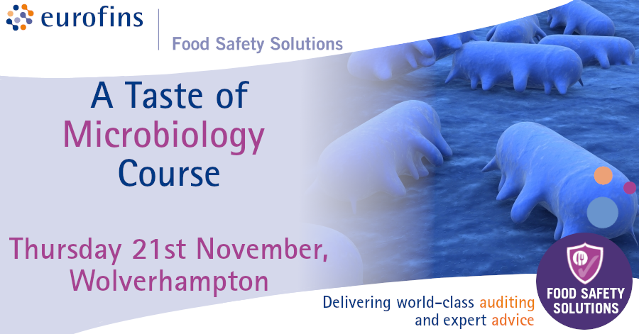 EurofinsFA's tweet photo. We still have a few places left on our Microbiology course on the 21st November. Contact us on training@eurofins.co.uk to book your  place. The course involves a tour around the lab and practical demonstrations. #microbiology #foodsafety #course #eurofins https://t.co/2aAIO2kbKr