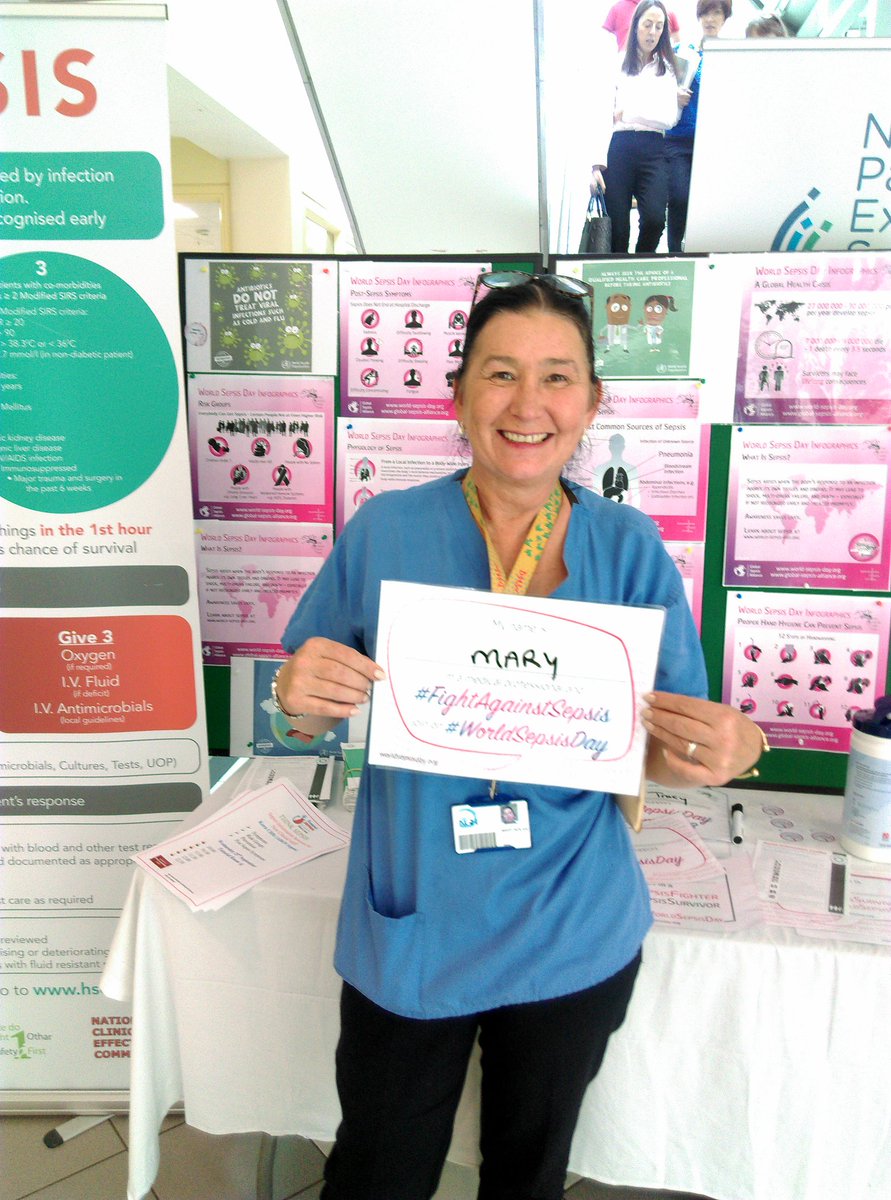 Margarettuohy6's tweet photo. Naas General hospital supporting #WorldSepsisDay  #recognisesepsis https://t.co/bXZ0DxHfqi