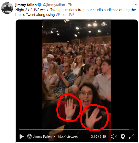 Nothing is random when they film. This is a hand signal giving the comm 5x5. These ppl are all treas0n0us and the masses deserve the right to know.