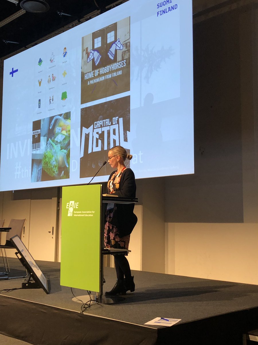 Reija Laaksonen (@reijalaaksonen) on Twitter photo Great work done for the country branding by <a href="/KamrasLaura/">Laura Kamras</a> from Foreign Ministry #hän #branding #finland #EAIE2019 Great work done for the country branding by <a href="/KamrasLaura/">Laura Kamras</a> from Foreign Ministry #hän #branding #finland #EAIE2019