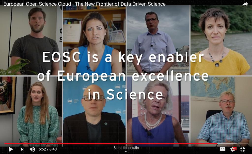 🎬Released today at the #RiDaysEU the video by the <a href="/EoscSecretariat/">EOSC Secretariat</a>, w/ interviews to scientists &amp; managers at #EU_RIs, on their vision of the #EOSC, and of the benefits that both the scientific community and the public could get from it
Watch it here▶️bit.ly/2lEua0u