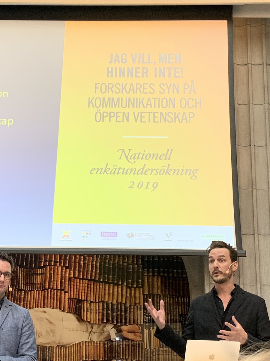 Idag är vi på Seminarium kring vetenskapskommunikation arrangerat av <a href="/vetenskapoallm/">Vetenskap & Allmänhet (Public & Science Sweden)</a> med utgångspunkt från rapporten ”Jag vill men hinner inte” #scicomm